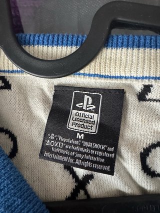 Jersey PlayStation Negro y Azul