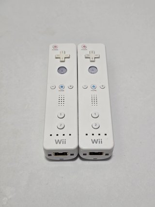 2 mandos wii blancos originales nintendo wii
