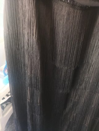Vestido de fiesta lentejuelas y flecos