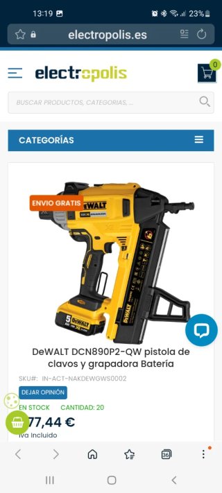 Clavadora y Nivel Láser DeWalt