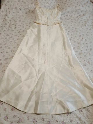 Vestido de novia con velo. Patrick talla 40