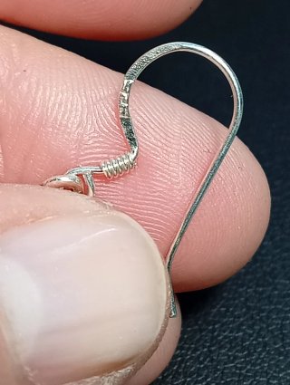 Pendientes Plata Ley Amatista Morada