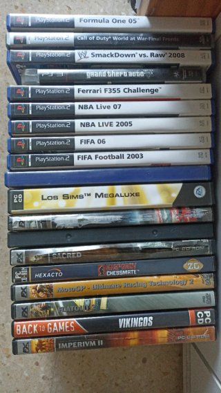 9 Juegos PS2 y PC: Fórmula 1, FIFA, WWE, GTA