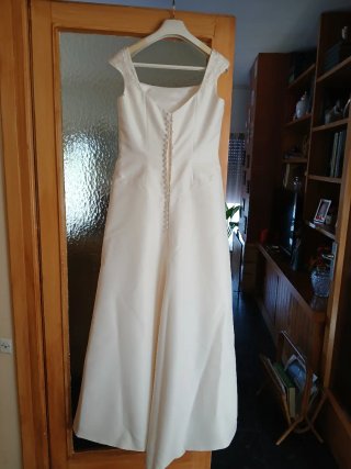 Vestido de Novia Blanco hueso