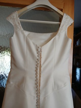 Vestido de Novia Blanco hueso
