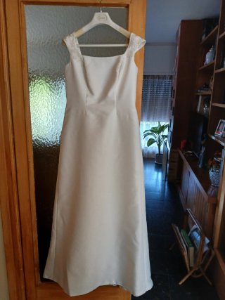 Vestido de Novia Blanco hueso