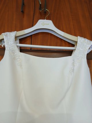 Vestido de Novia Blanco hueso
