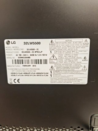 Televisor LG 32LW5500 32 Negro