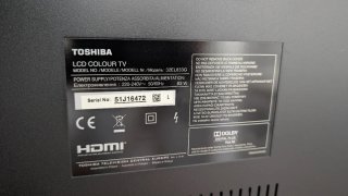 Televisor Toshiba Negro