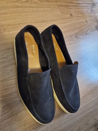 Mocasines Ante Negro Talla 45 Vance Co.