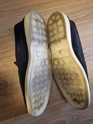Mocasines Ante Negro Talla 45 Vance Co.