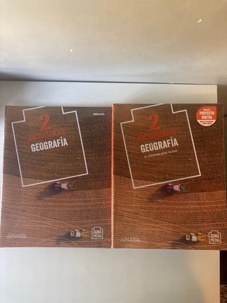 Geografía, 2 Bachillerato