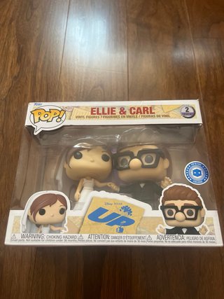 Funko Pop Ellie & Carl Boda 2 Pack