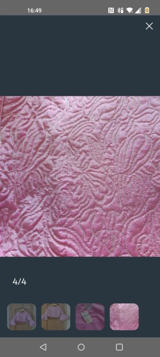 Torera fucsia con volantes