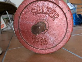 Pesas de gimnasio con barra 15 kg ladomas barra