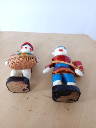 Antiguas marionetas de agua Vietnamitas