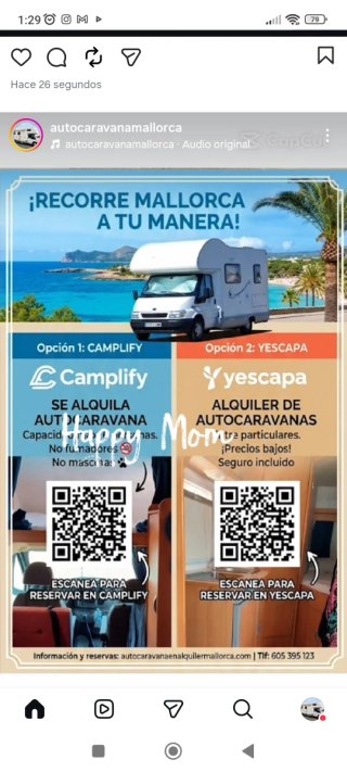 Alquiler Autocaravana Mallorca – Rimor Katamarano