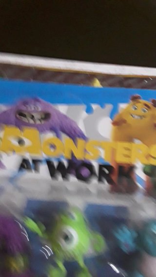 Monsters at Work  colección 5 Figuras Selladas