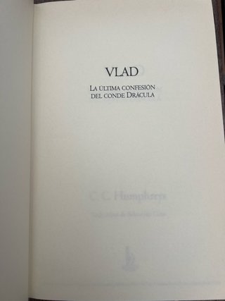 Vlad : la última confesión del Conde Drácula