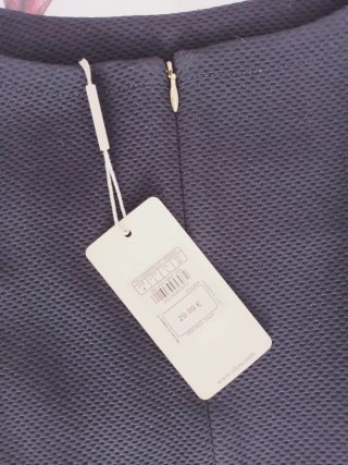 Vestido azul marino sin mangas