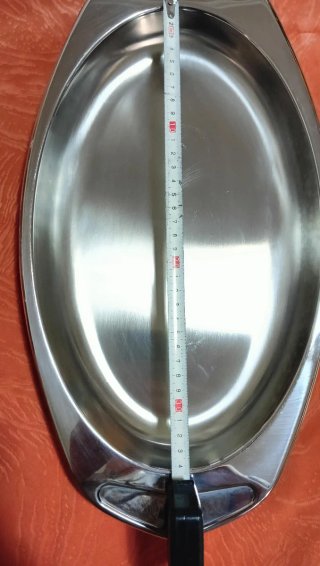 Olla rustidera AMC ovalada y 2 fuentes