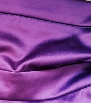 Vestido palabra de honor Blanco morado Talla S