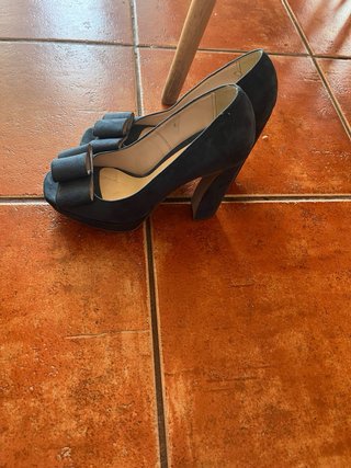 Zapatos de fiesta azul marino