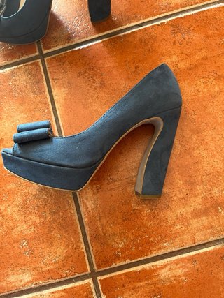 Zapatos de fiesta azul marino