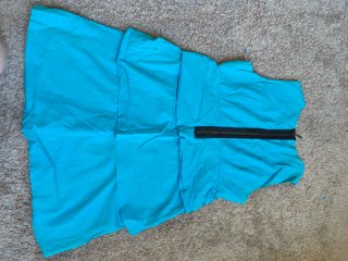 Vestido Zara Turquesa Talla M