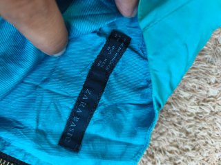 Vestido Zara Turquesa Talla M