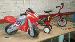 Triciclo, Moto y Bicicleta Infantil