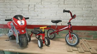 Triciclo, Moto y Bicicleta Infantil