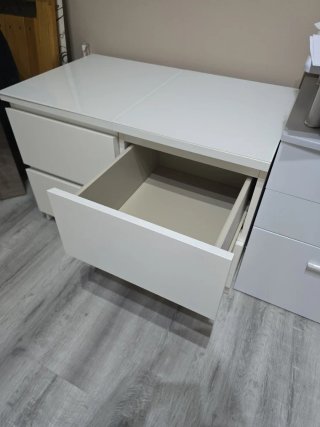 Comodini Ikea Malm bianchi