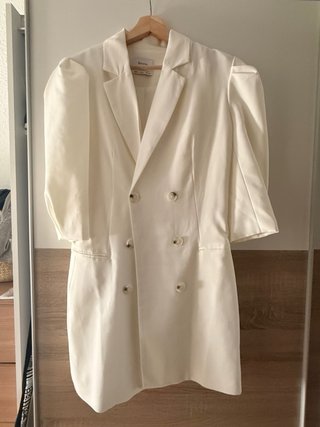 Vestido  blanco Bershka - Talla L