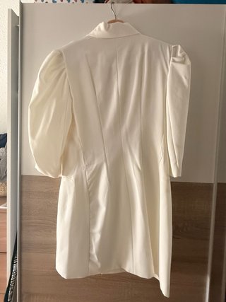 Vestido  blanco Bershka - Talla L