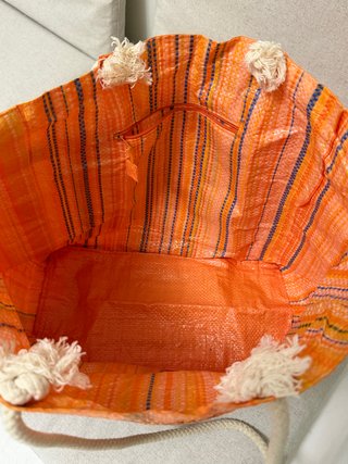 Bolso de playa Material reciclado y Comercio justo