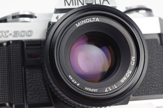 Minolta X-300 con Minolta MD 50mm f/1.7