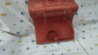 Cartera / Portafolio Vintage Marrón