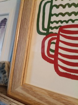 Cornice con stampa Buon Giorno