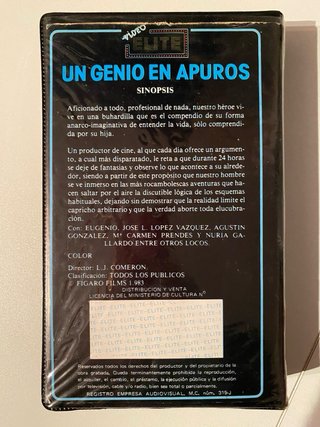 VHS Película Eugenio en... Un Genio en Apuros