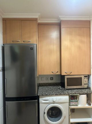 Cocina completa madera y granito
