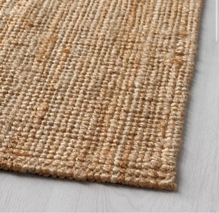 Alfombra LOHALS IKEA Yute Natural 135x195