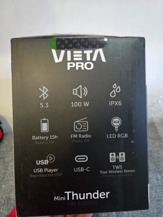 Altavoz Vieta Mini Thunder  Bluetooth