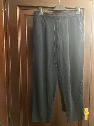 Pantalón ancho H&M azul oscuro