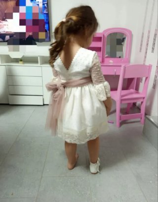 Vestido ceremonia para niña