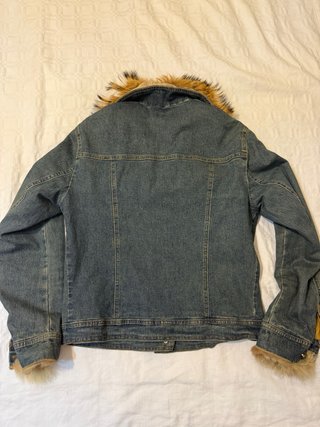 Giacca denim vintage imbottita