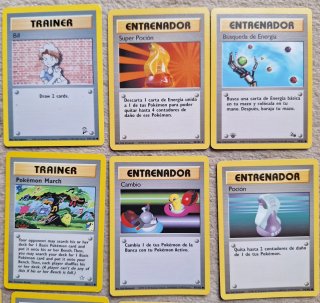 Lote 30 Carta Pokemon Entrenador Trainer 1999 2000