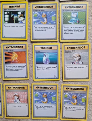 Lote 30 Carta Pokemon Entrenador Trainer 1999 2000