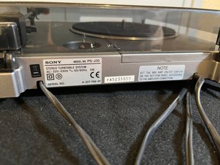 Tocadiscos Sony PS-J20 Automático