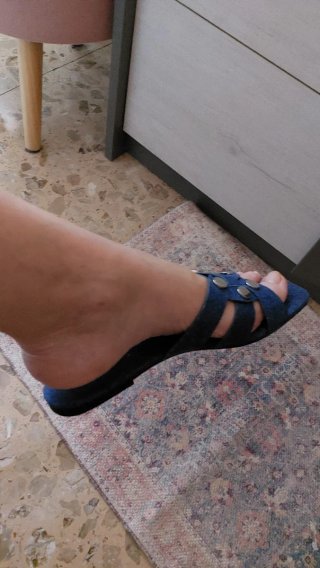 Sandali Bata Donna Blu